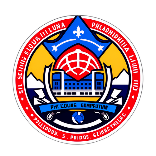 Эмблема спортивного соревнования Сент-Луиса - Филадельфии