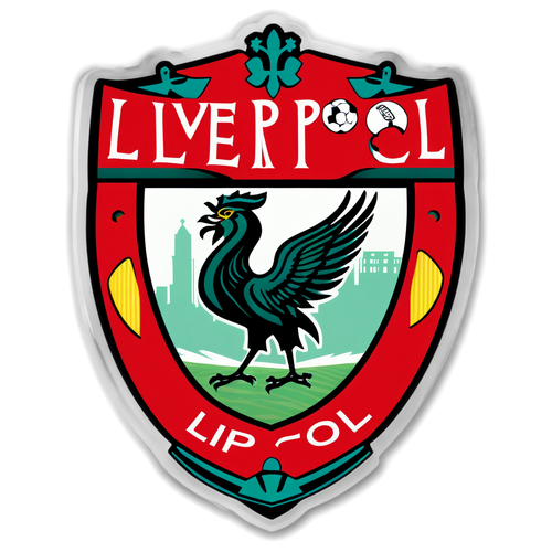 Sticker Lambang Liverpool FC