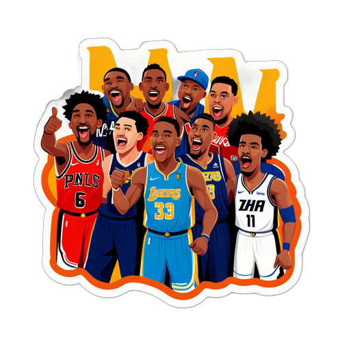 Masayang Pagsuporta sa NBA