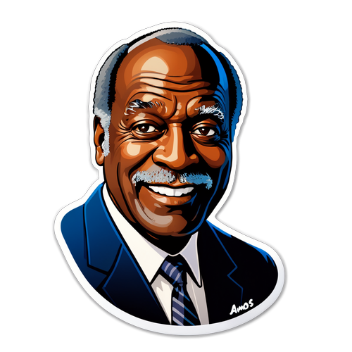 Ne Ratez Pas Ce Sticker Amusant de John Amos, Chargé de Ses Répliques Célèbres !