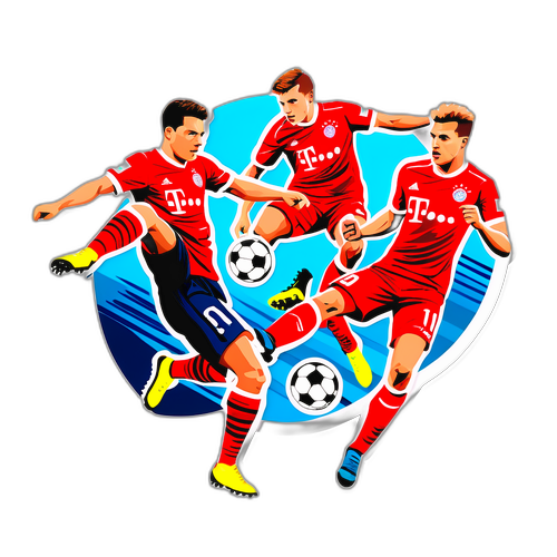 Futballjátékosok akcióban a Bundesliga mérkőzésen