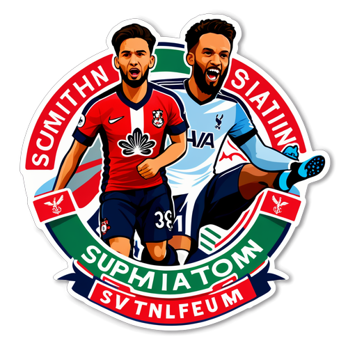 Desain Stiker Southampton vs Tottenham