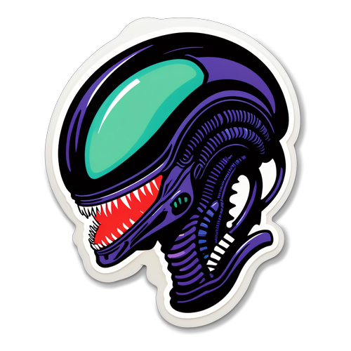 Avain tieteiskuvaston tarraan: Xenomorfi