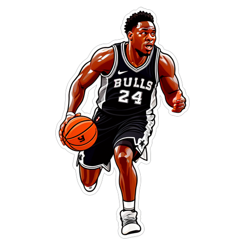 Sticker ng Bulls vs Spurs: Victor Wembanyama