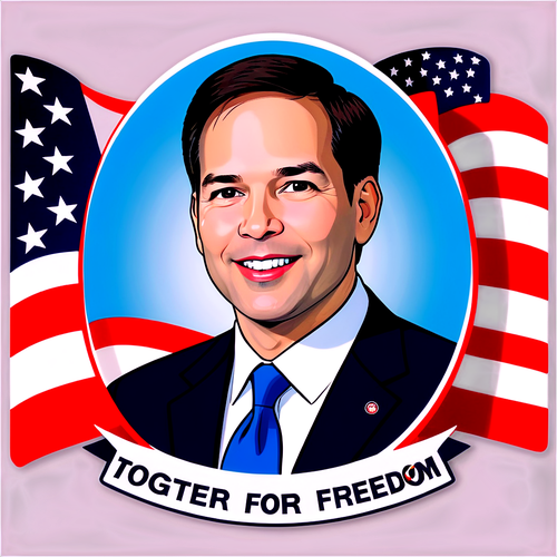 Gemeinsam für die Freiheit! Marco Rubio und die Flagge der Hoffnung