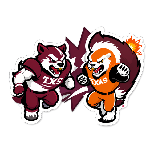 Epic Showdown: Mississippi State vs Texas – Mascots Clash in a Colorful Battle!