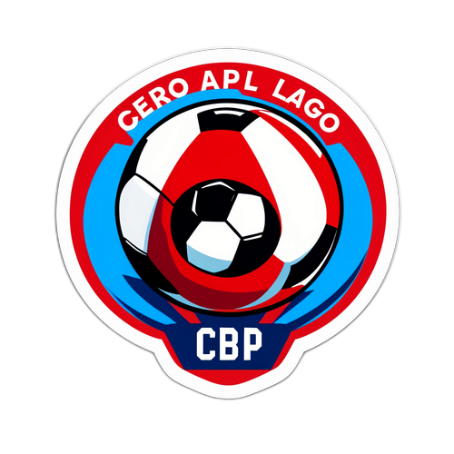 Diseño que ilustra el partido de fútbol entre Cerro Largo y River Plate