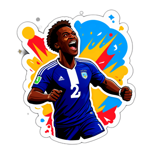 Jean-Philippe Mateta'nın Gol Sevinci Sticker'ı