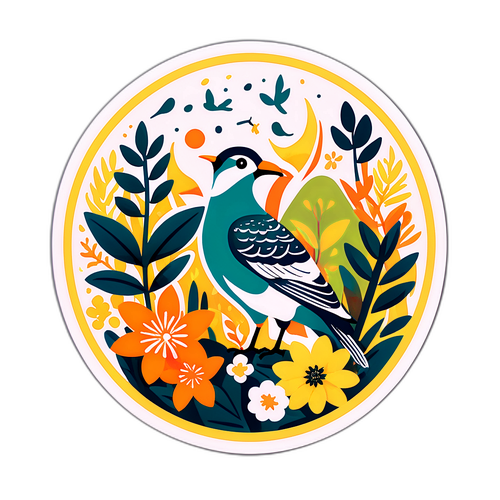 Jasmin Vähäkankaan luonnosta inspiroituva tarra