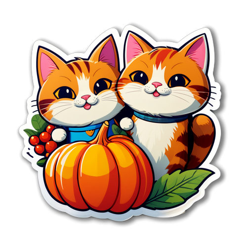 Meow-velous Vibes: Celebrate Sukkot with These Adorable Cats!