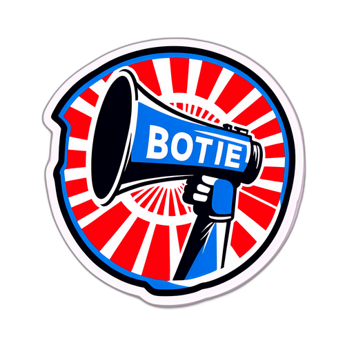 चुनाव में भागीदारी के लिए प्रोत्साहित करने वाला स्टिकर