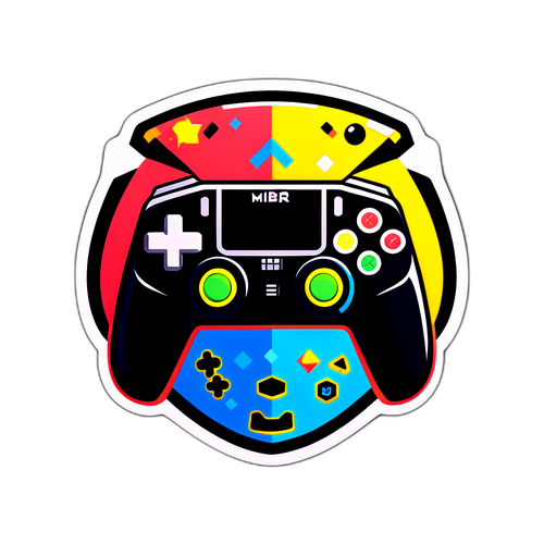 Adesivo MIBR - Controle de Videogame