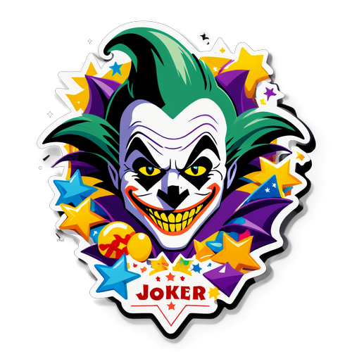 Σχέδιο για τον JOKER 29/12 με εισιτήρια και εορταστικά στοιχεία όπως πυροτεχνήματα και αστέρια