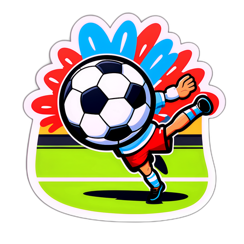 Kartun Bermain Bola Sepak