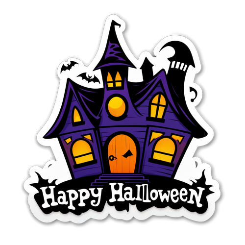 Spookachtig Feest: 'Happy Halloween!' Op De Engste Sticker Ooit!