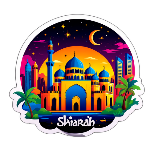 Στιγμιότυπο της πόλης Σαρίχ με φανταστική ατμόσφαιρα