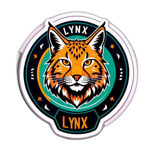 Lynx-logo yhdistettynä ainutlaatuisiin kuvioihin
