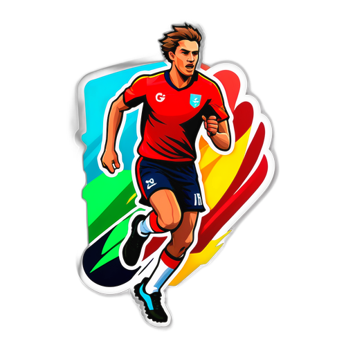 Jugador Corriendo con Camiseta de Sorloth