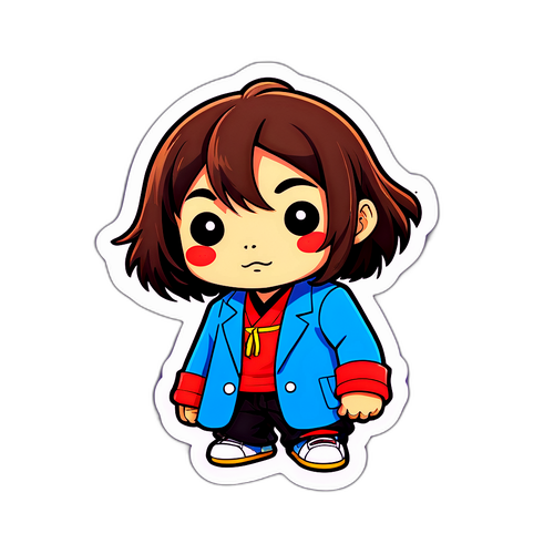 ファッションアイコンとしての中村喜多郎のステッカー