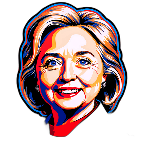 Empowering Hillary Clinton Artwork