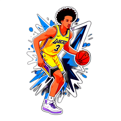 Sticker ng Cade Cunningham na nagdadribble