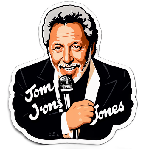 Αυτοκόλλητο με τον Τομ Τζόουνς