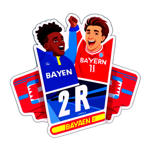 Stiker Acara Olahraga 'Bayern vs Union Saint-Gilloise'