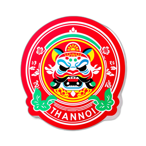 สติกเกอร์พิเศษฮานอยที่แสดงถึงการรอคอยโชคดี