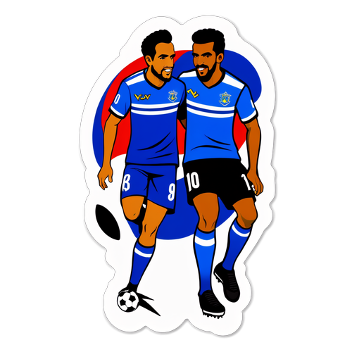 Camisa de fútbol con colores de Cruzeiro y Vila Nova