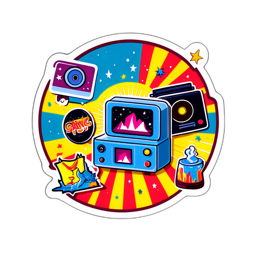 Sticker Nostálgico do Fantástico