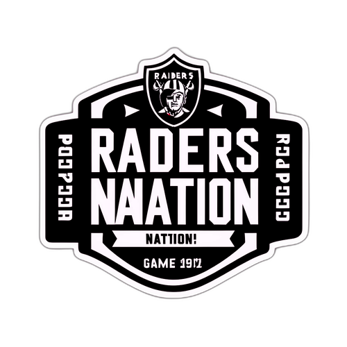Raiders Game Day Fandom Sticker