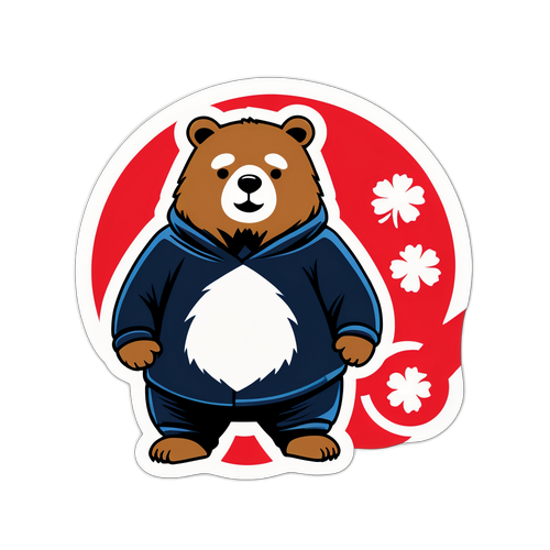 秋田县熊灾害预防贴纸