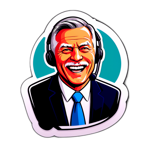 Spanning Sportverslaggever Sticker