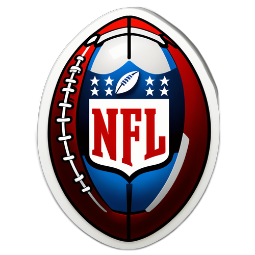 NFL Logotyp med Amerikansk Fotboll