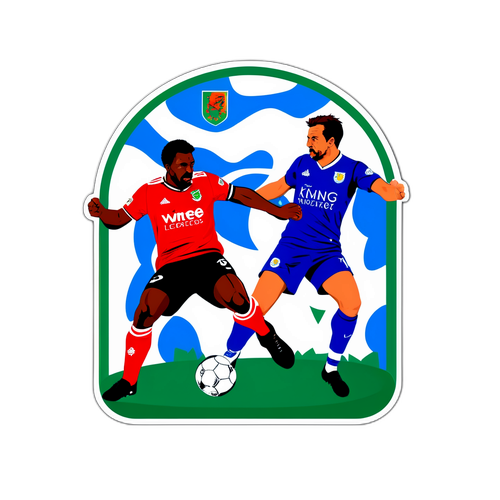 Sticker Pertandingan Wrexham vs Leicester City