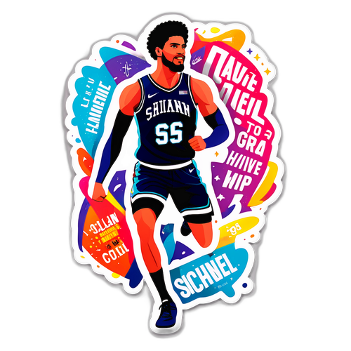 Sleek Sticker of Nolan Schanuel