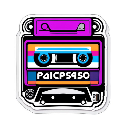 Autocollant rétro de Pascal Obispo