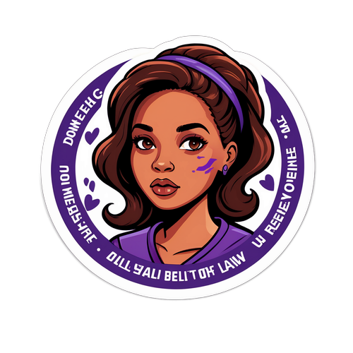 增强对家庭暴力意识的贴纸