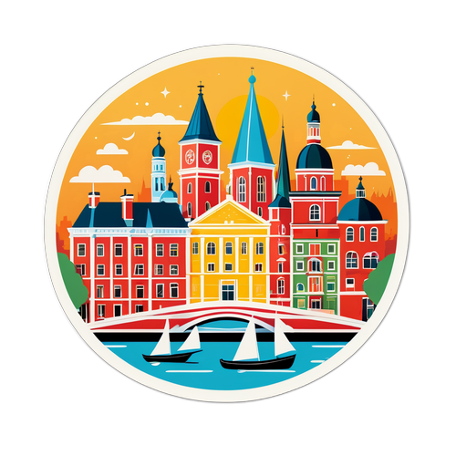 Värnamo med kända landmärken