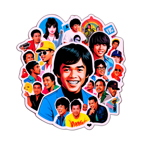 Popkultur-Collage mit Nico Santos