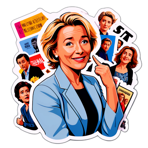 Emma Thompson Aufkleber