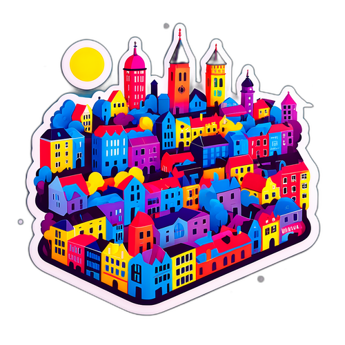 Vibrante Luchtfoto van Molenbeek