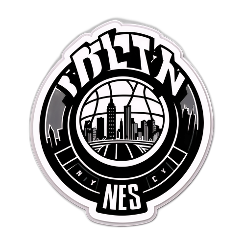 Graffiti Brooklyn Nets Sticker