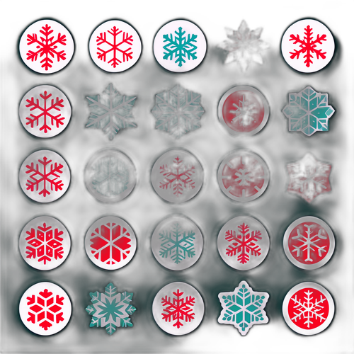 December 5-i karácsonyi ünnepkör ihlette matricák