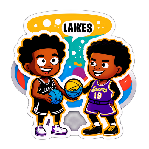 Masayang Labanan ng Nets at Lakers