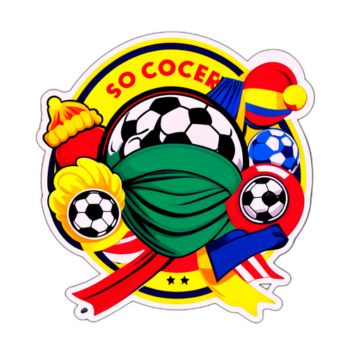 Stiker Semangat Suporter Sepak Bola