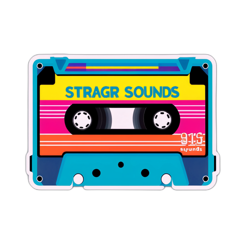 Stranger Sounds - Sticker Retro