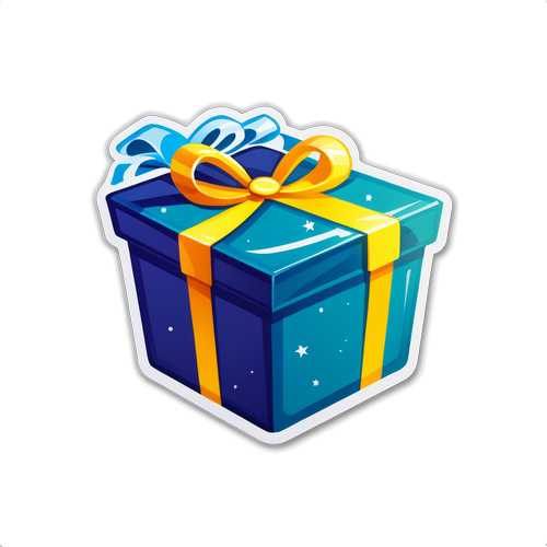Sticker hộp quà 'Giải thưởng Thứ Ba'