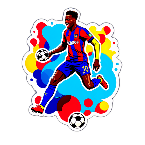 Nelson Semedo Futbol Sticker Tasarımı