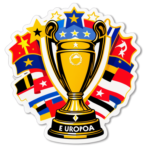 Schokkende Europa League Trofee Ontworpen: De Vlaggen van de Teams Stralen Onder Sterren!